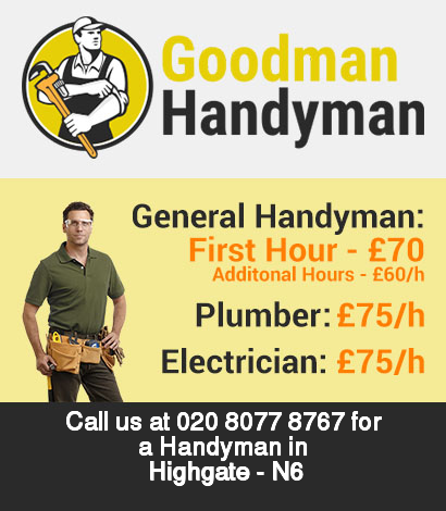 Local handyman rates for Highgate