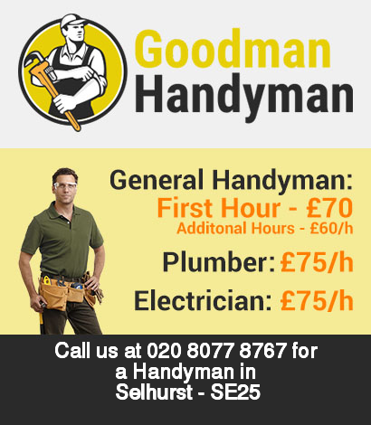 Local handyman rates for Selhurst