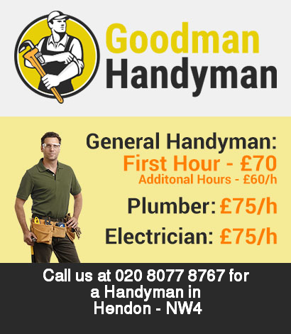 Local handyman rates for Hendon